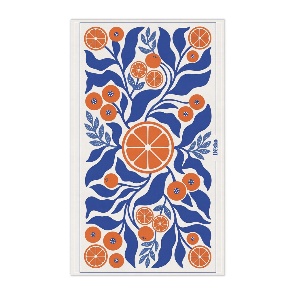 Floral Garden Cotton Tea Towel — Bright Bouquet Kitchen Towel