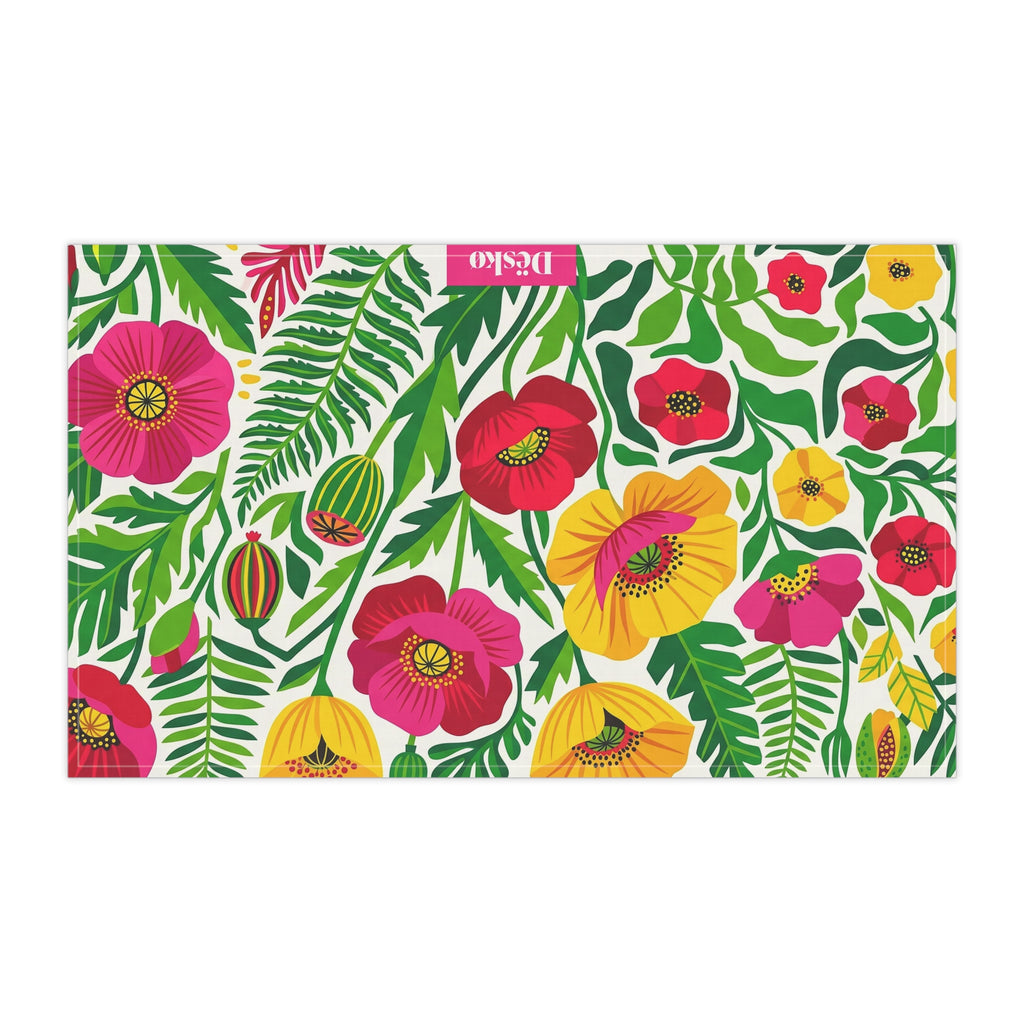 Cotton Tea Towel — Bright Bouquet Kitchen Towel
