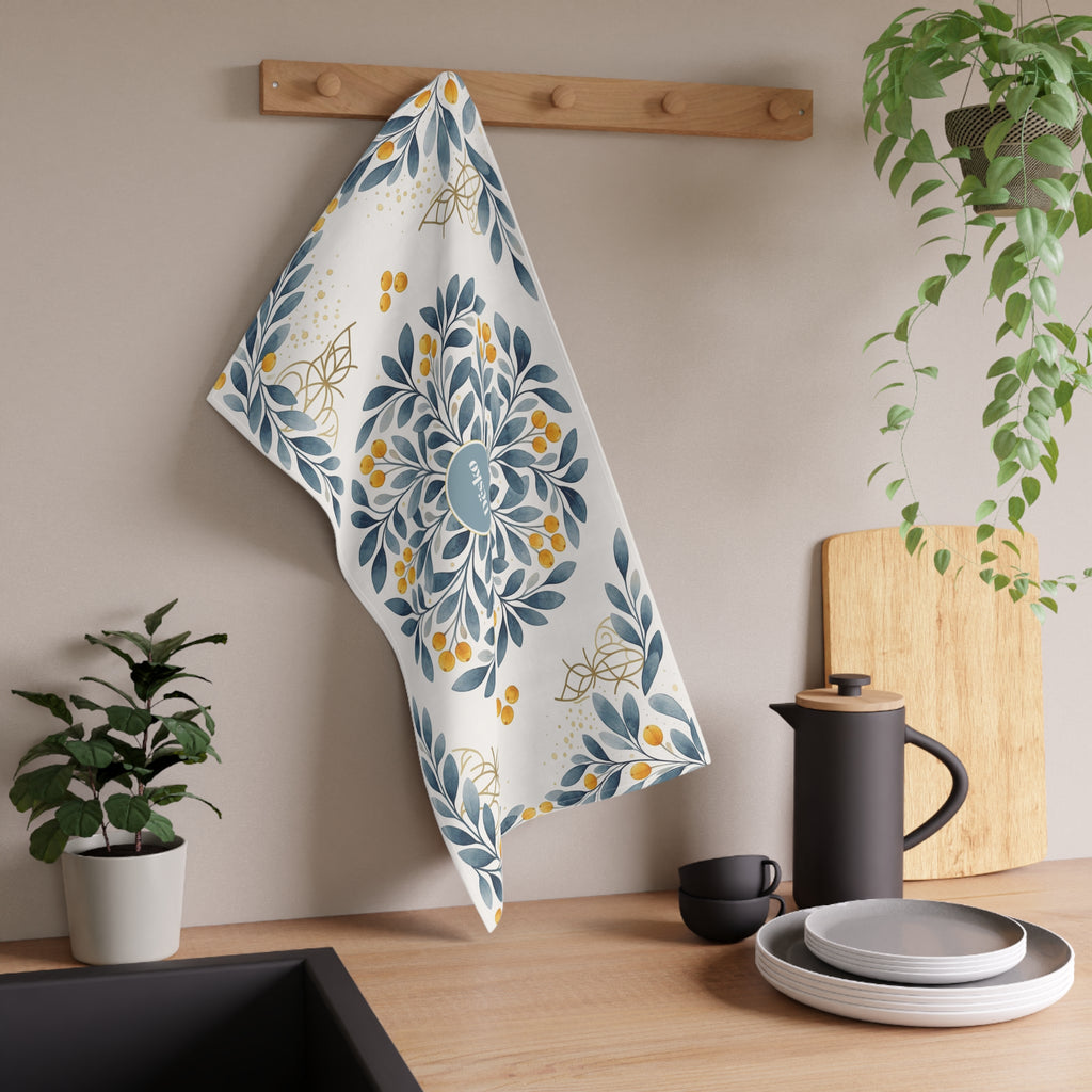 Floral Garden Cotton Tea Towel — Bright Bouquet Kitchen Towel