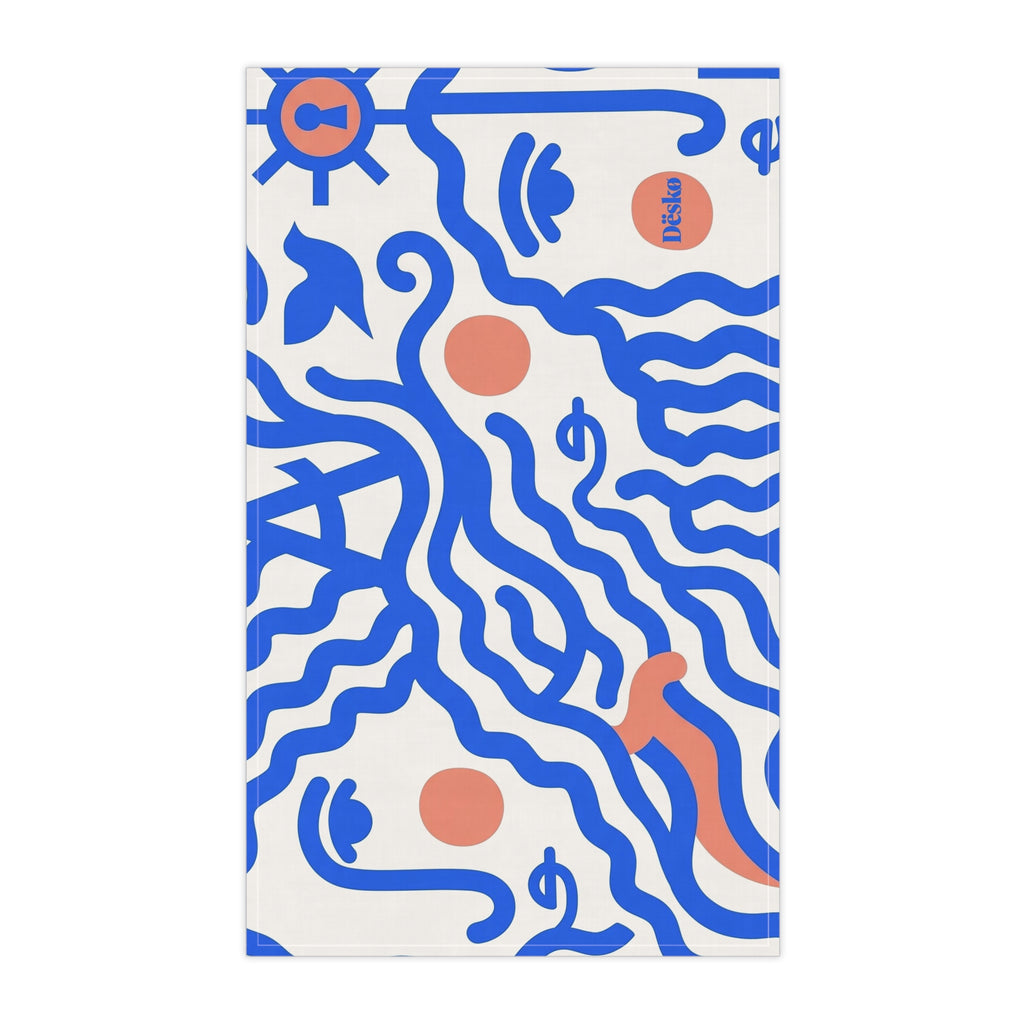 Cotton Tea Towel — Bright Bouquet Kitchen Towel