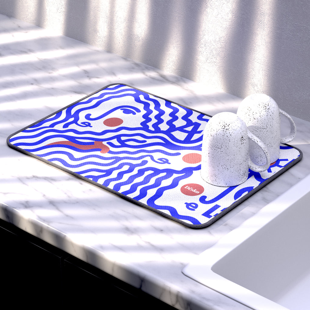 Microfiber Kitchen Dish Mat