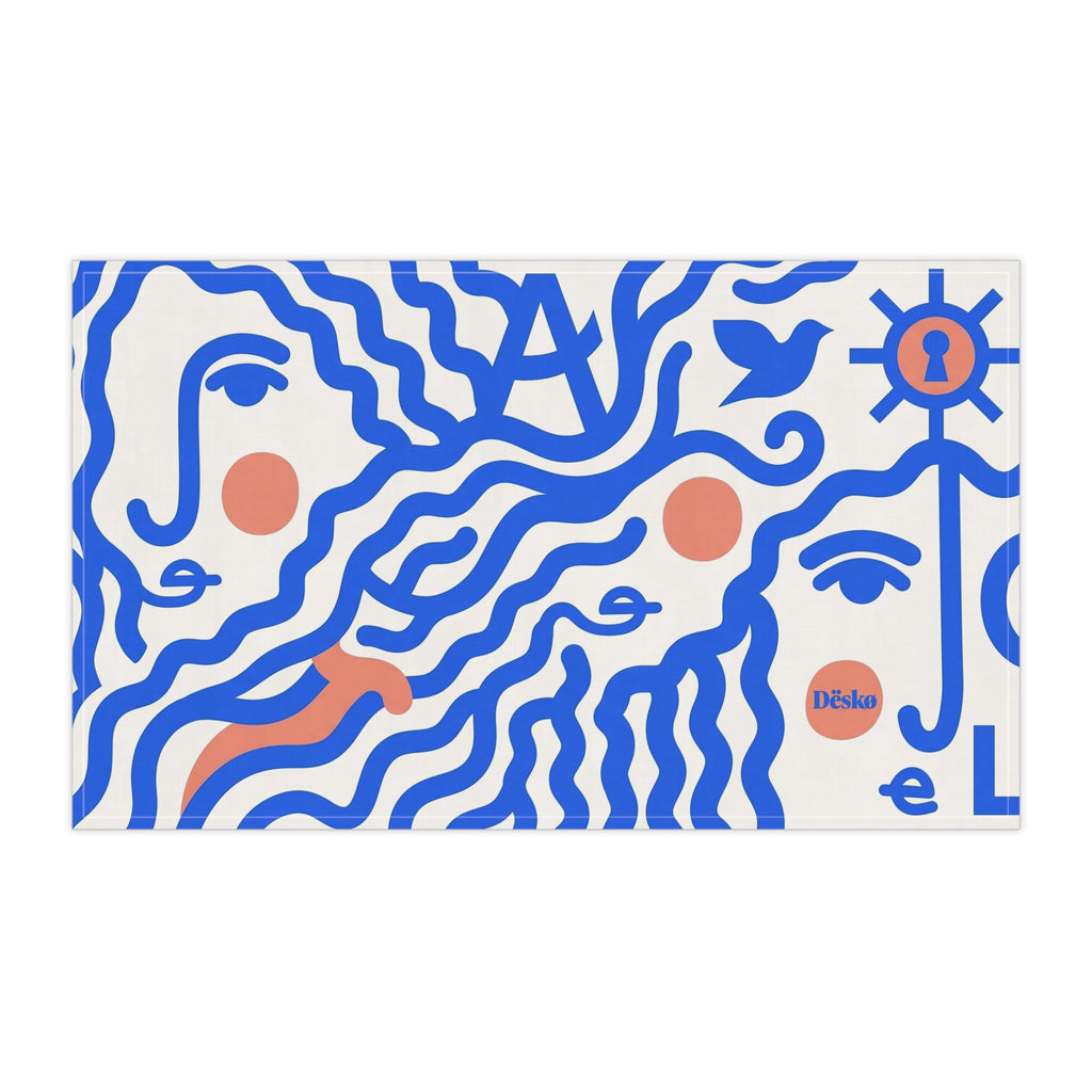 Cotton Tea Towel — Bright Bouquet Kitchen Towel