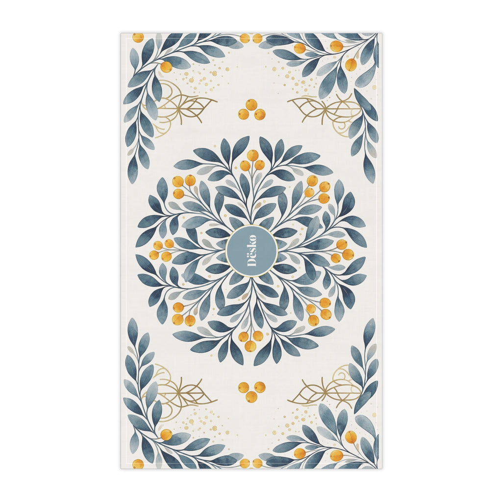Floral Garden Cotton Tea Towel — Bright Bouquet Kitchen Towel