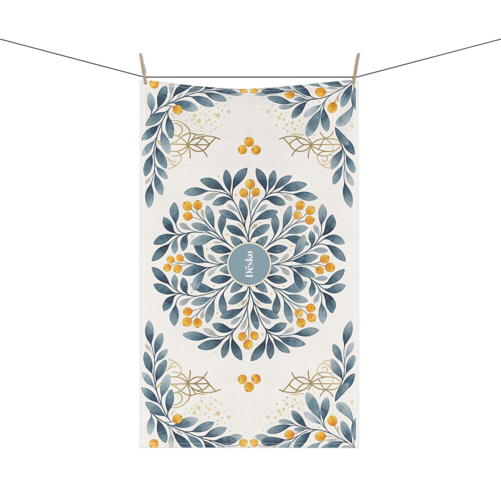 Floral Garden Cotton Tea Towel — Bright Bouquet Kitchen Towel