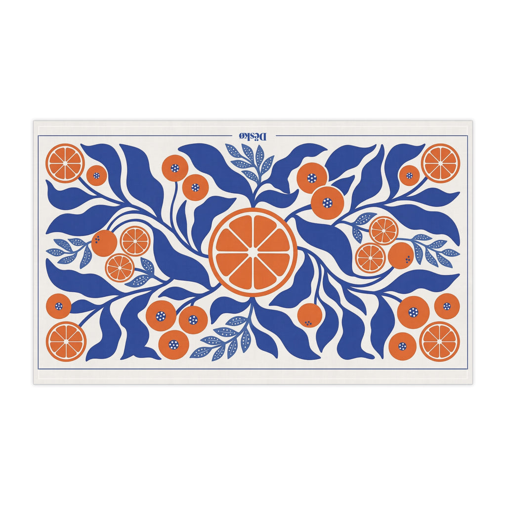 Floral Garden Cotton Tea Towel — Bright Bouquet Kitchen Towel