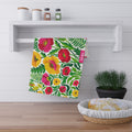 Cotton Tea Towel — Bright Bouquet Kitchen Towel